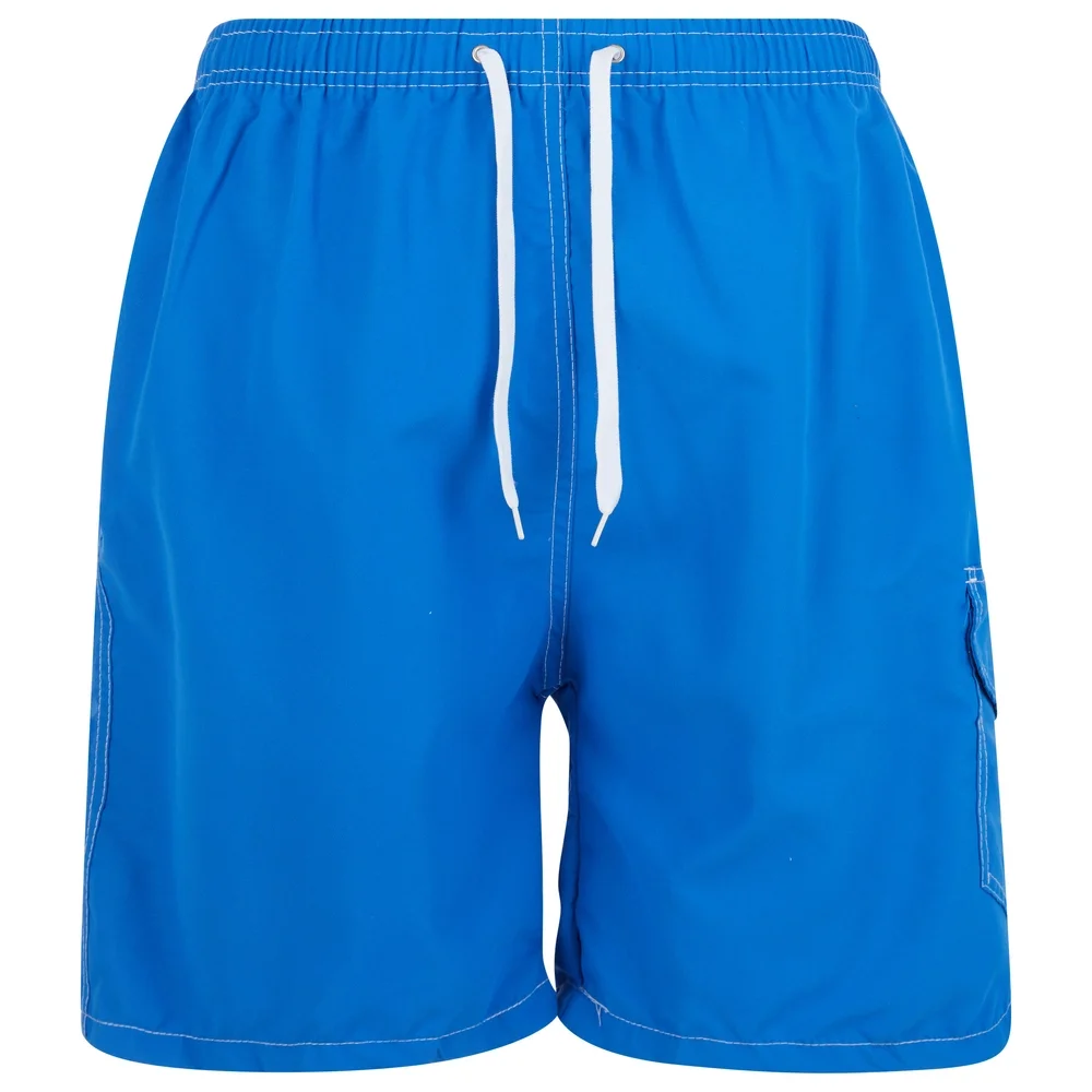 Mens Swim Trunks, Cargo Swimming Shorts 2 Pairs Blue/Black, Medium Large X-Large - Picture 3 of 9